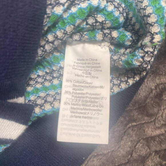 J.Crew  Striped Cardigan Sweater W/ Bow Detail cotton blend ,womens size Small - Picture 5 of 8